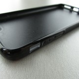 Coque iPhone 6/6s - Silicone rigide noir Red Blue Cat Glasses