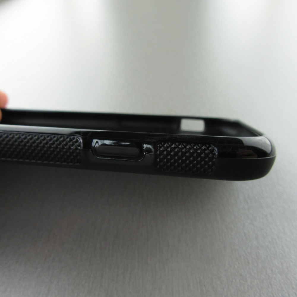 Coque iPhone 6/6s - Silicone rigide noir Valentine 2022 Black Smoke