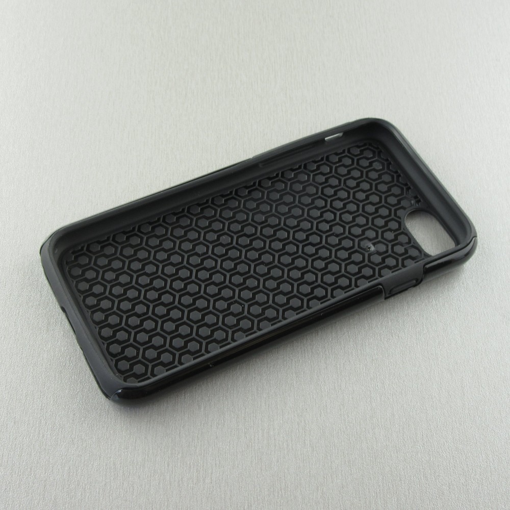 Coque iPhone 7 / 8 / SE (2020, 2022) - Hybrid Armor noir Carbon Basic