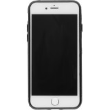 Coque iPhone 7 / 8 / SE (2020, 2022) - Silicone rigide noir Cat Looking Up Black