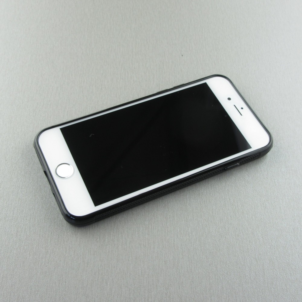 Hülle iPhone 7 / 8 / SE (2020, 2022) - Silikon schwarz Wolf Shape