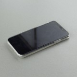 Coque iPhone X / Xs - Gel transparent Turtles lines on black