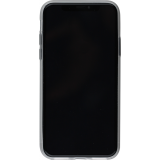 Coque iPhone X / Xs - Silicone rigide transparent Grey magic hands