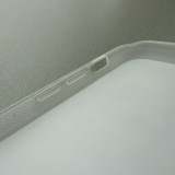 Coque iPhone X / Xs - Silicone rigide transparent Monstera Plant