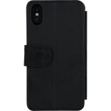 Coque iPhone X / Xs - Wallet noir Qsafoda 1