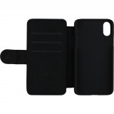Coque iPhone X / Xs - Wallet noir Dreamcatcher 02