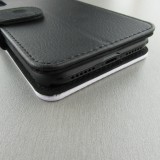 Coque iPhone X / Xs - Wallet noir Monstera Plant