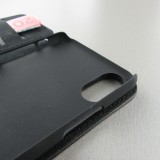 Coque iPhone X / Xs - Wallet noir Edel- Weiss