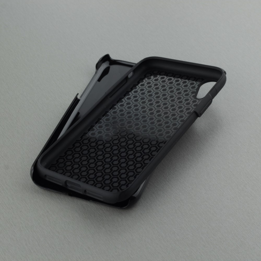 Coque iPhone XR - Hybrid Armor noir Astro balançoire