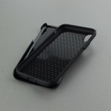 Coque iPhone XR - Hybrid Armor noir Turtles lines on black