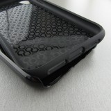 Coque iPhone XR - Hybrid Armor noir Papillon - Bleu