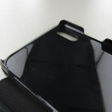 Hülle iPhone XR - Wallet schwarz White tiger blue eye