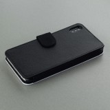 Coque iPhone XR - Wallet noir Broken Screen