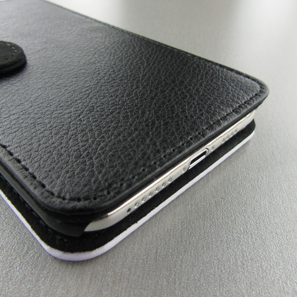 Hülle iPhone XR - Wallet schwarz Space Vect- Or