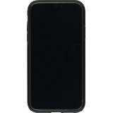 Coque iPhone Xs Max - Hybrid Armor noir Valentine 2022 Black Smoke