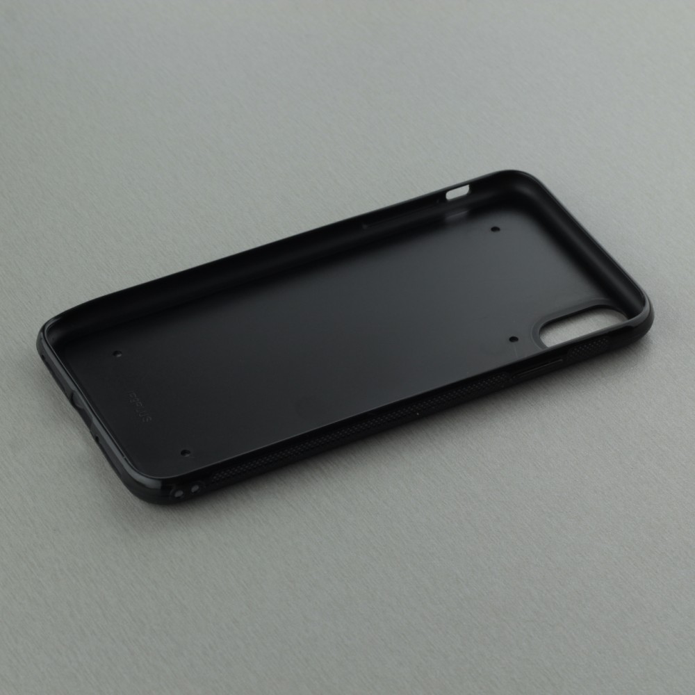 Hülle iPhone Xs Max - Silikon schwarz Wolf Shape