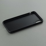Coque iPhone Xs Max - Silicone rigide noir Travel 01
