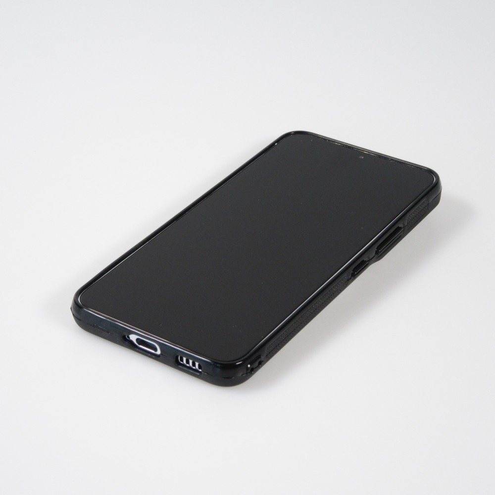 Coque Samsung Galaxy A33 5G - Silicone rigide noir Valentine 2022 Black Smoke