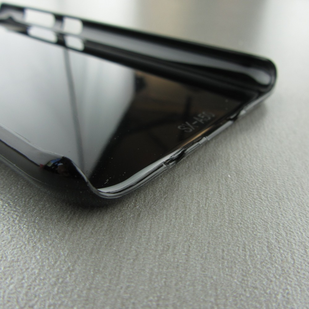 Coque Samsung Galaxy A50 - Cat Looking Up Black