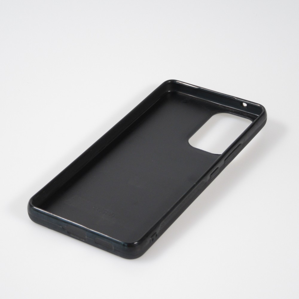 Hülle Samsung Galaxy A53 5G - Silikon schwarz Marble Black 01