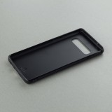 Coque Samsung Galaxy S10 - Silicone rigide noir Carbon Basic