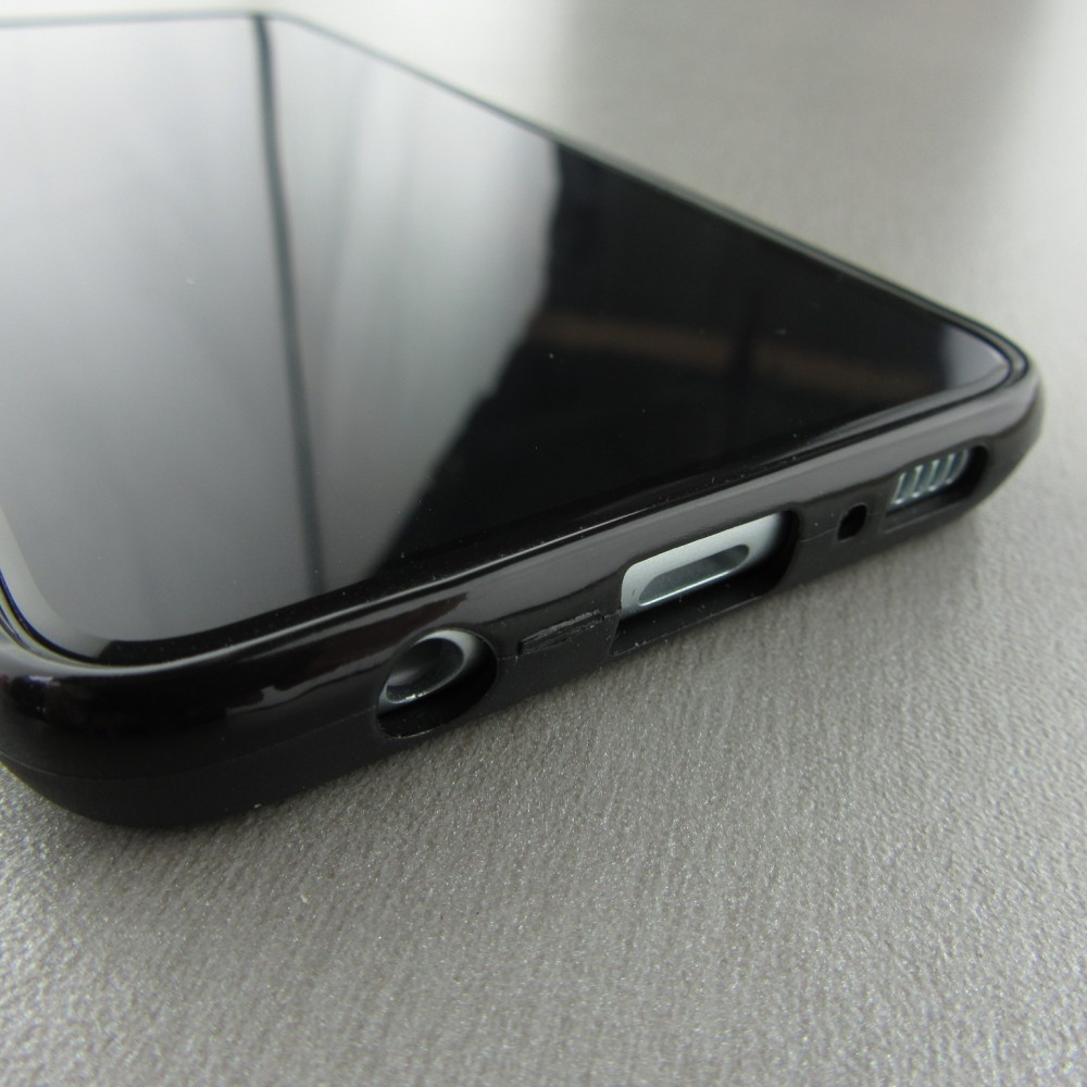 Coque Samsung Galaxy S10e - Silicone rigide noir Wolf Shape