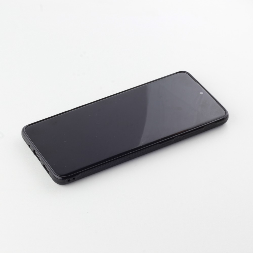 Coque Samsung Galaxy S20+ - Silicone rigide noir Space Vect- Or