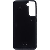 Coque Samsung Galaxy S21 5G - Silicone rigide noir Smile