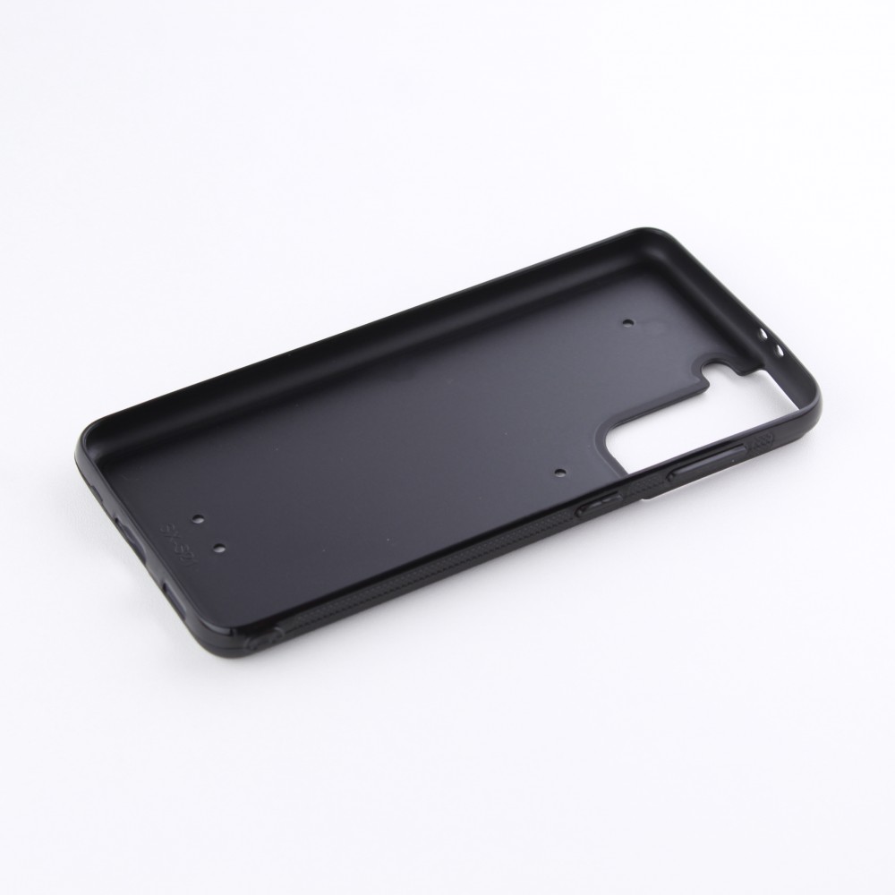 Coque Samsung Galaxy S21 5G - Silicone rigide noir Smile 05