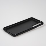 Coque Samsung Galaxy S21 FE 5G - Silicone rigide noir Travel 01