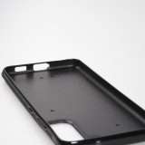Coque Samsung Galaxy S21 FE 5G - Silicone rigide noir Turtles lines on black