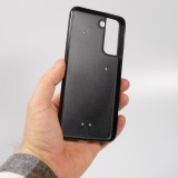 Coque Samsung Galaxy S21 FE 5G - Silicone rigide noir Tout travail mérite sa bière