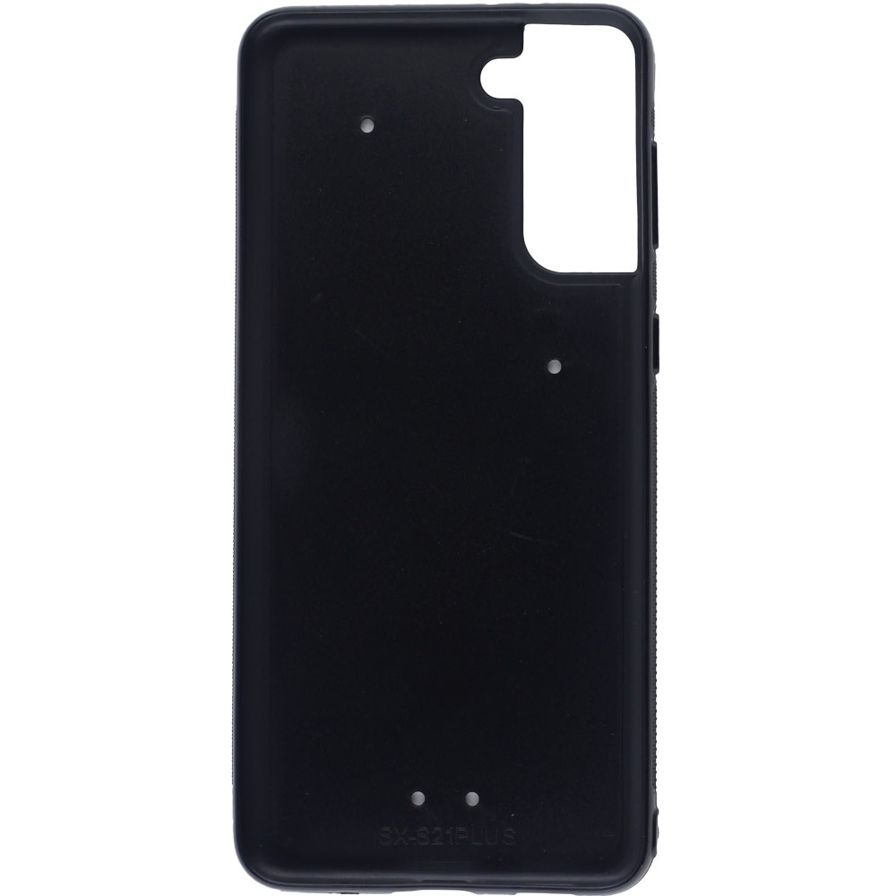 Coque Samsung Galaxy S21+ 5G - Silicone rigide noir Space Vect- Or