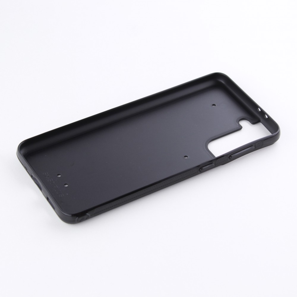 Coque Samsung Galaxy S21+ 5G - Silicone rigide noir Travel 01