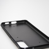 Coque Samsung Galaxy S22 - Silicone rigide noir Moon Flowers