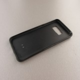 Coque Samsung Galaxy S8 - Silicone rigide noir Tout travail mérite sa bière