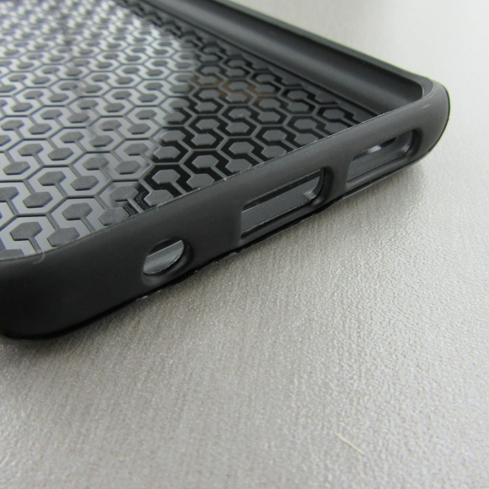 Coque Samsung Galaxy S8+ - Hybrid Armor noir Marble 04