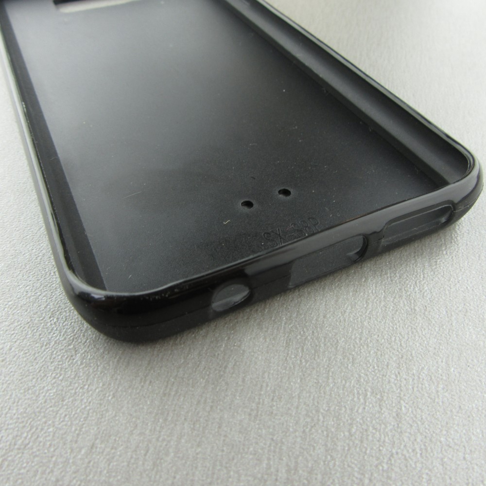 Hülle Samsung Galaxy S8+ - Silikon schwarz Grey Gold Marble