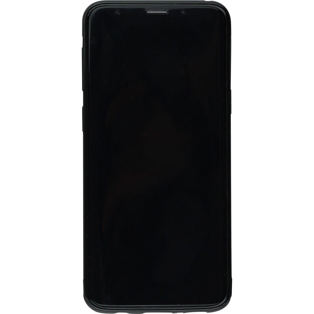 Coque Samsung Galaxy S9 - Silicone rigide noir Black Sky Clouds
