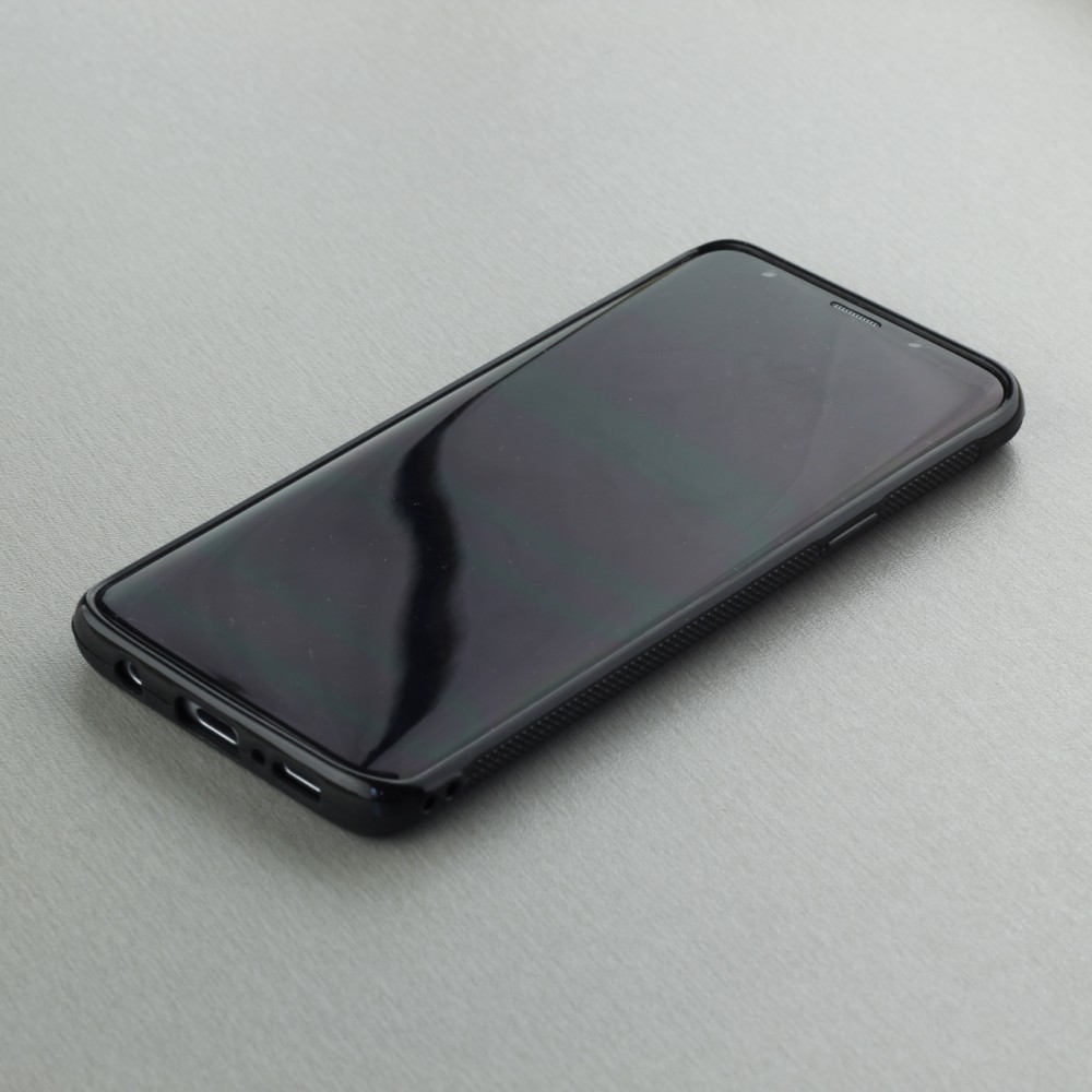 Coque Samsung Galaxy S9 - Silicone rigide noir Wolf Shape
