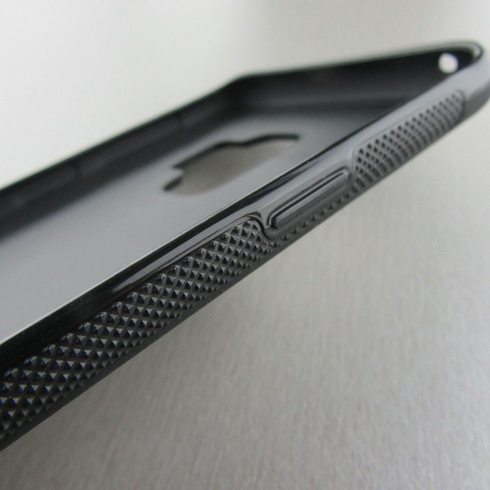 Coque Samsung Galaxy S9 - Silicone rigide noir Marble 04