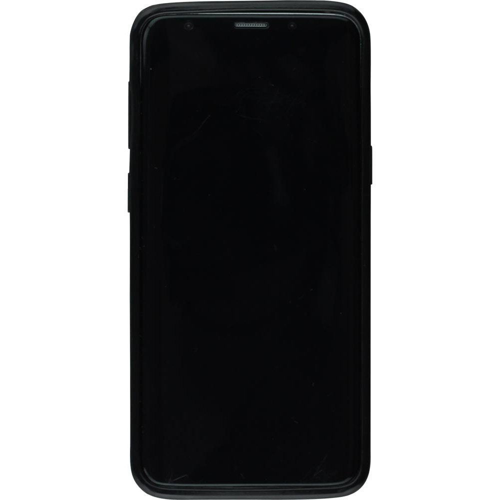 Hülle Samsung Galaxy S9+ - Hybrid Armor schwarz Turtles lines on black