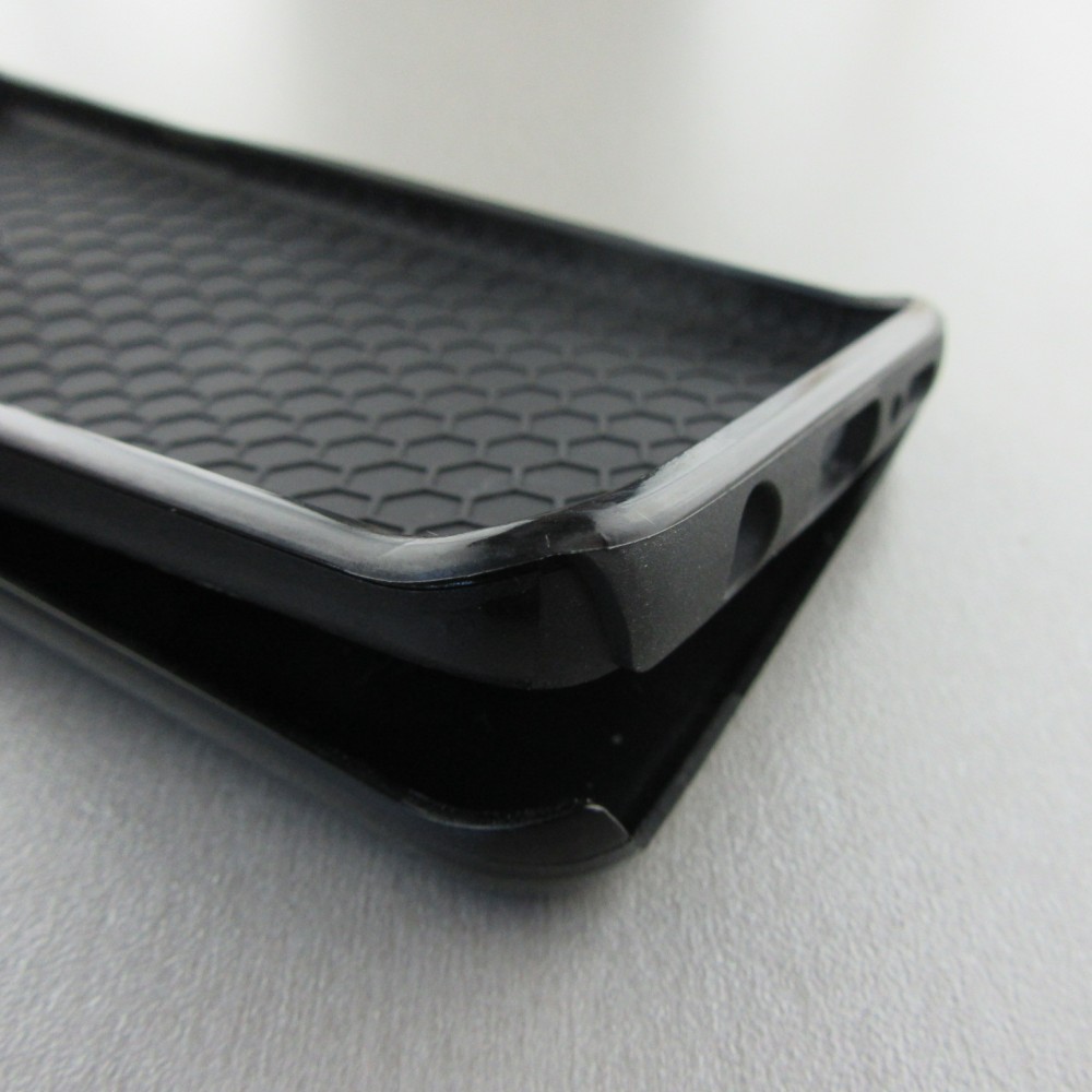 Hülle Samsung Galaxy S9+ - Hybrid Armor schwarz Turtles lines on black